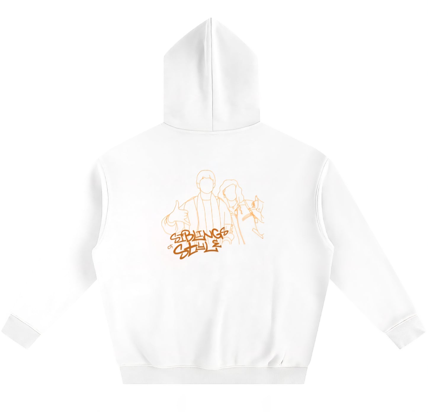 Oversized fleece SOS hoodie