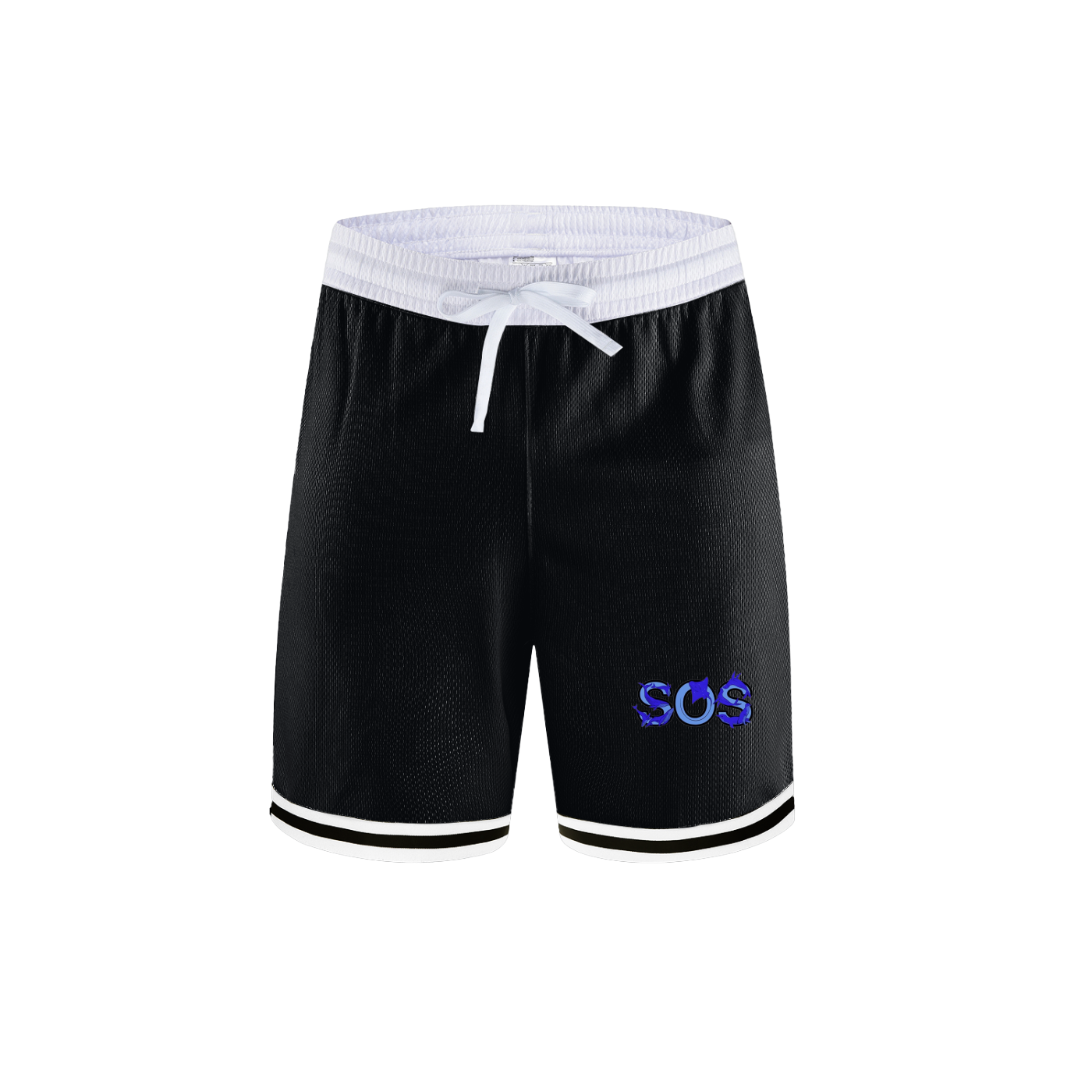 New Classic Stripe Trim Basketball Shorts