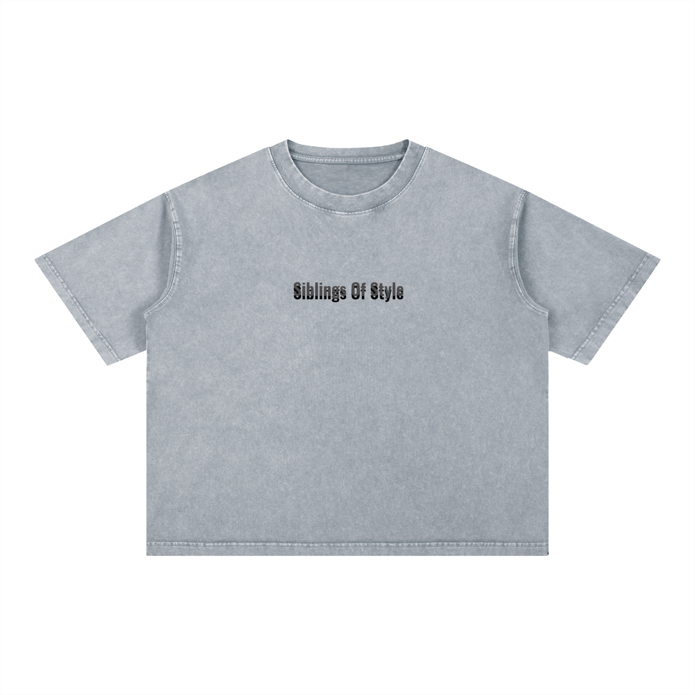 Mineral Wash Boxy Cotton T-Shirt