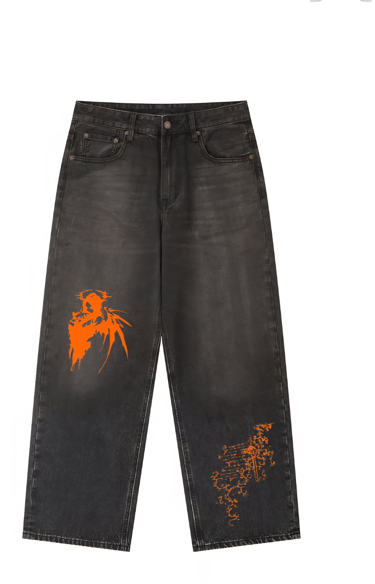 Cybersigilism SOS unisex jeans