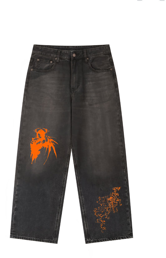 Cybersigilism SOS unusex jeans
