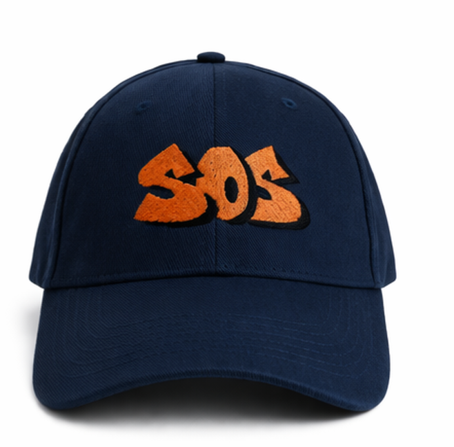 SOS embroidered cap